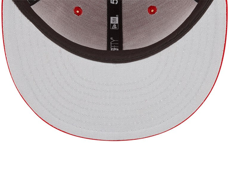 Los Angeles Dodgers Scarlet 2008 Straight Brim Baseball Cap Men Women