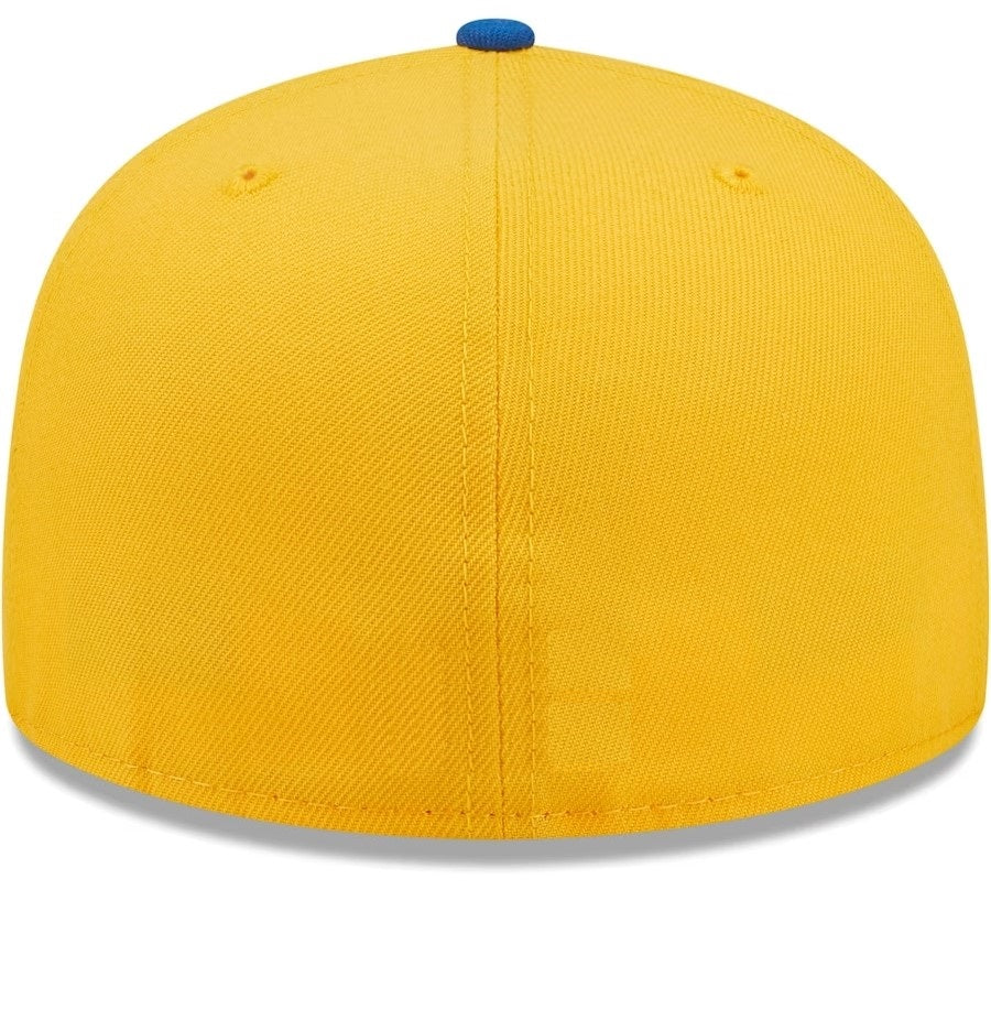 San Francisco Giants Gold/Navy 60th Anniversary Azure Undervisor Fitted Hat
