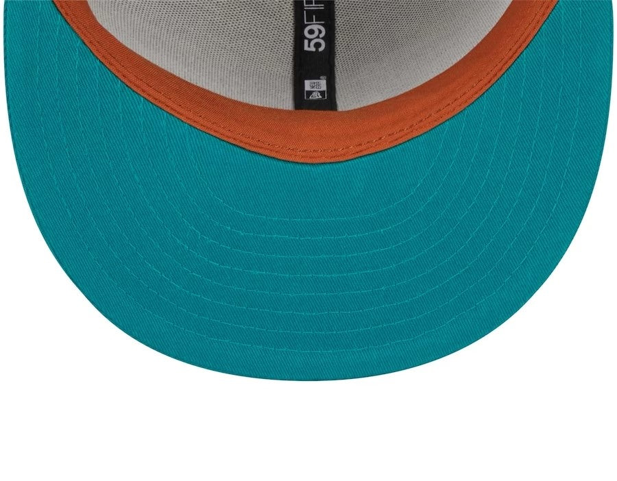 Houston Astros Gray/Teal Straight Brim Baseball Cap Men Women