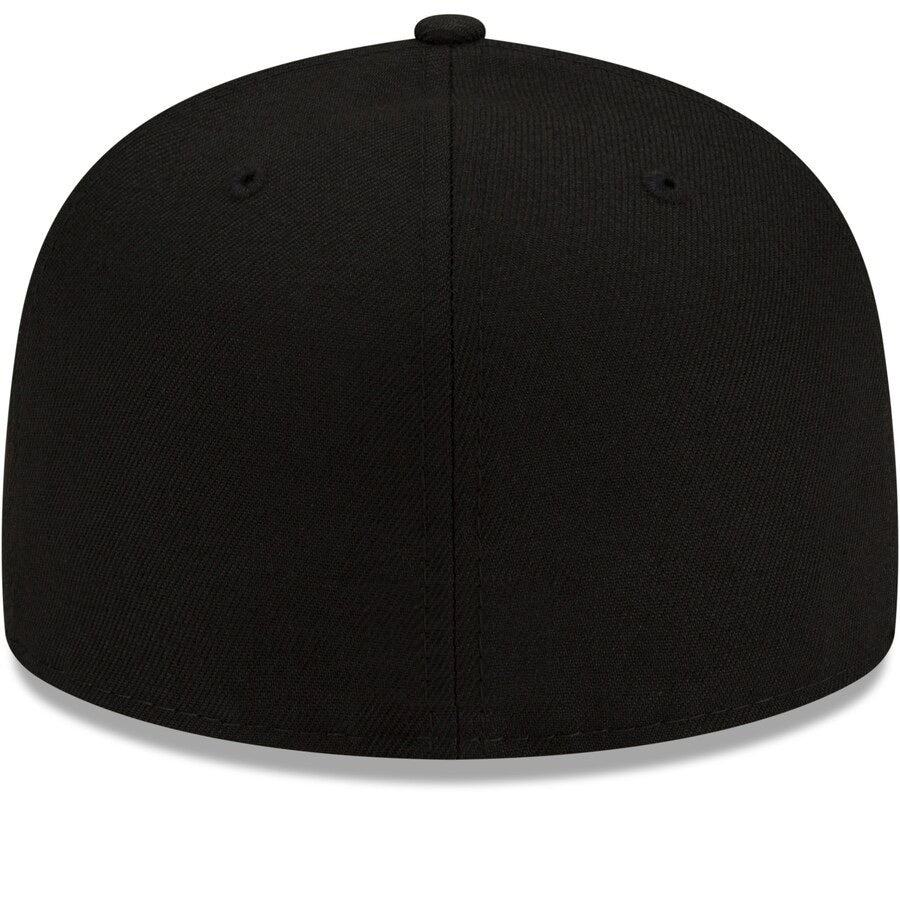 Men's Pittsburgh Pirates Black City Cluster Fitted Hat