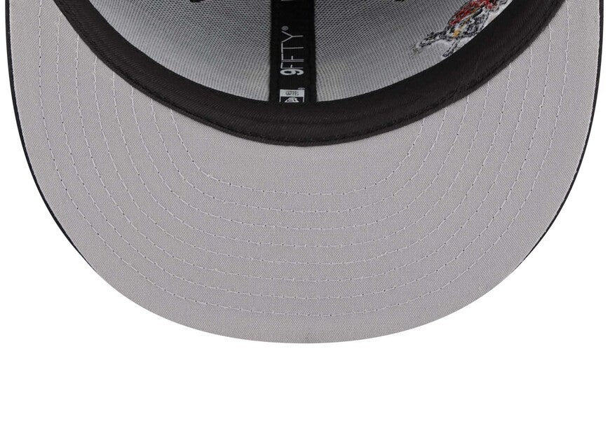 Men's Pittsburgh Pirates Black City Cluster Fitted Hat