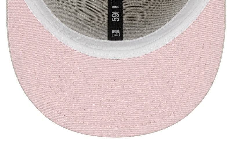 MLB Los Angeles Dodgers 2023 Mother’s Day Fitted Hat – Grey/Pink