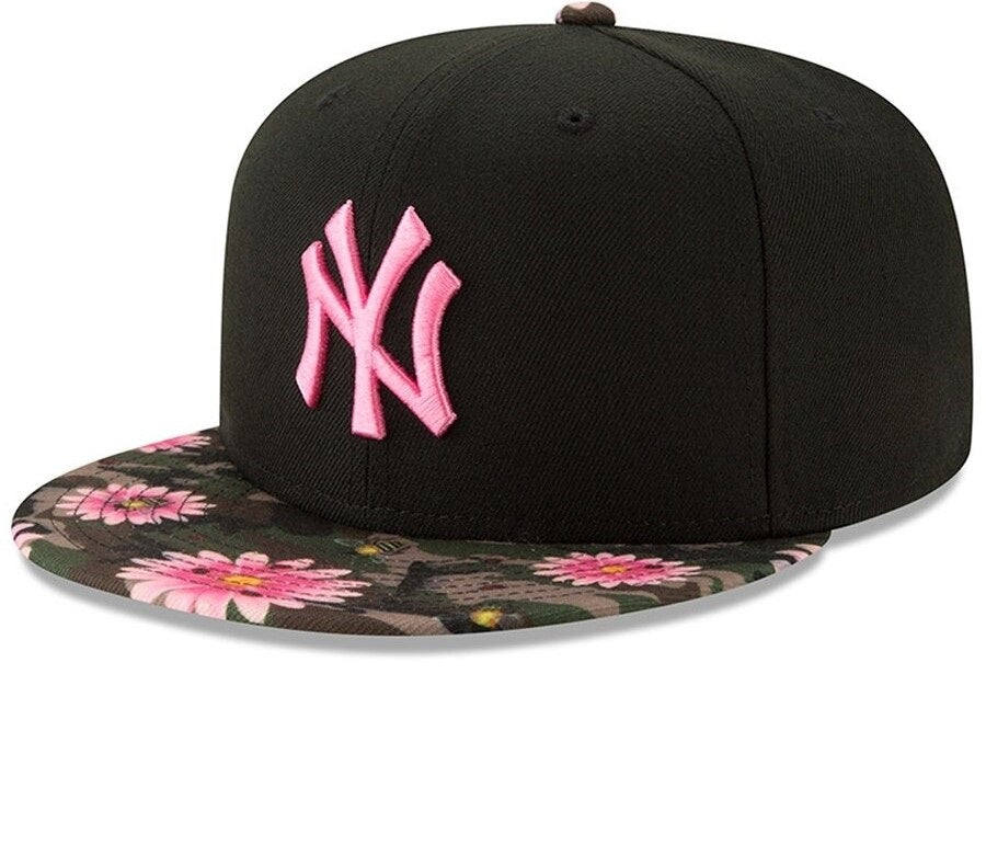 New York Yankees Floral Morning Baseball Cap Men Women