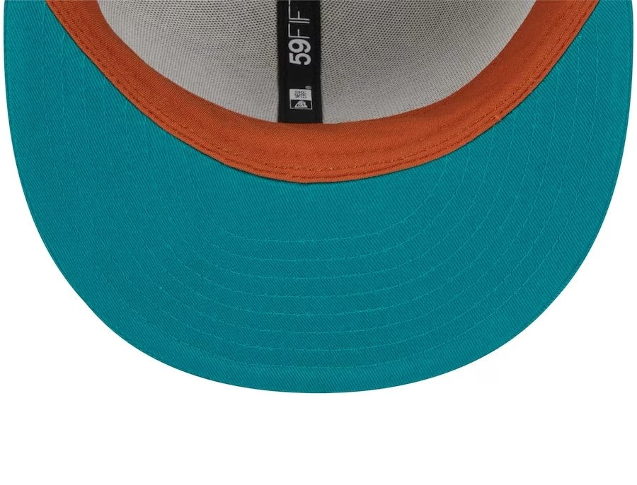 Atlanta Braves Gray/Teal Fitted Hat Man Woman