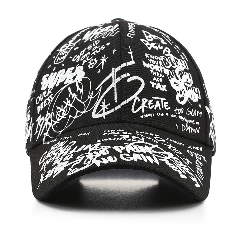 Graffiti Baseball Cap Women Men 2023