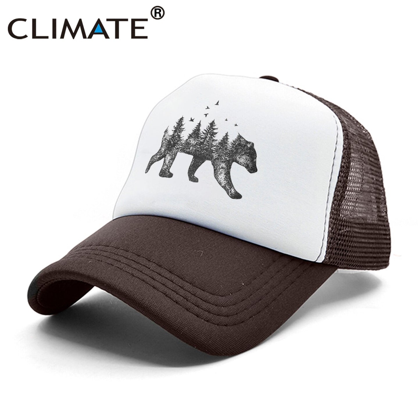 CLIMATE Forest Bear Cap Hip Hop Men Women
