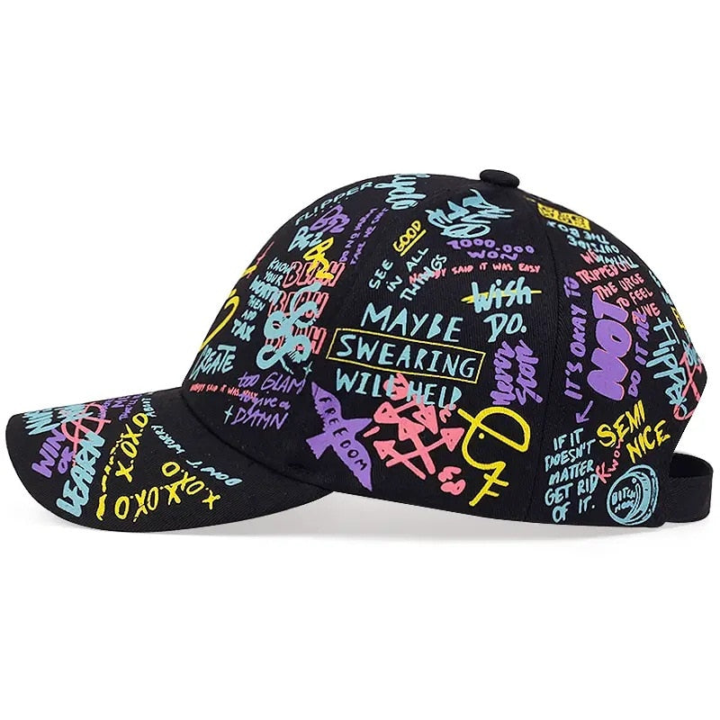Fashion Baseball Cap Graffiti Hip Hop