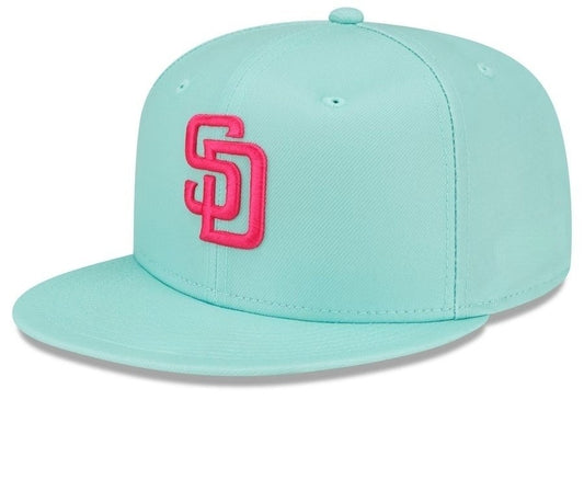 San Diego Padres New City  Fitted Hat - Mint Men Women