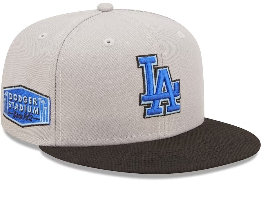 Los Angeles Dodgers  Dodger Stadium Est. 1962  Gray/Black Men Women