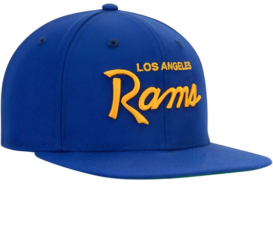 Los Angeles Rams Embroidered Straight Brim  Baseball Cap Men Women