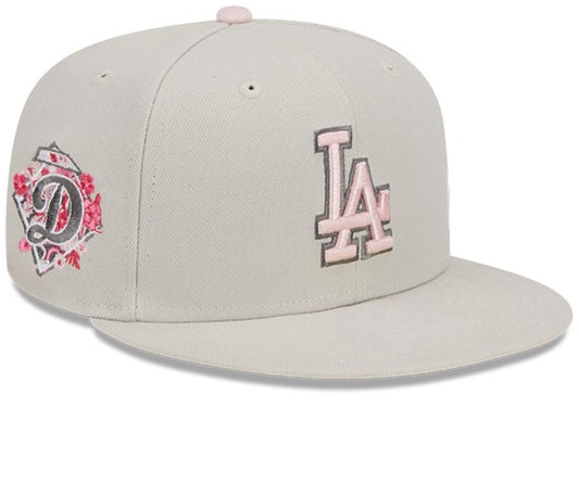 MLB Los Angeles Dodgers  2023 Mother’s Day Fitted Hat – Grey/Pink