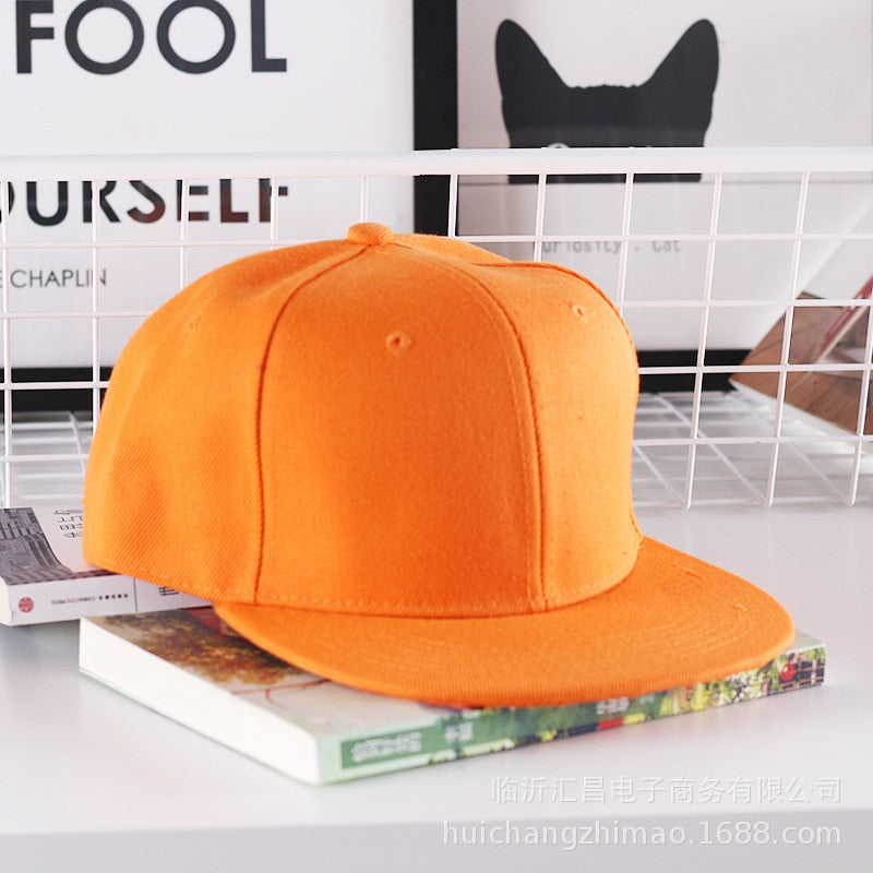 Solid Hip Hop Cap For Men Women
