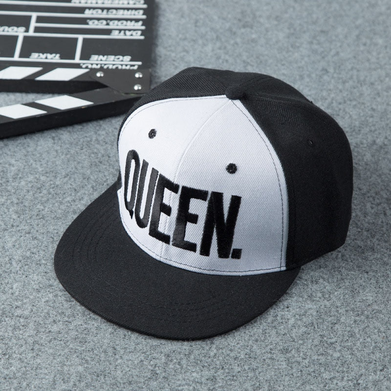 KING QUEEN Baseball Cap Couple Hip Hop Men's