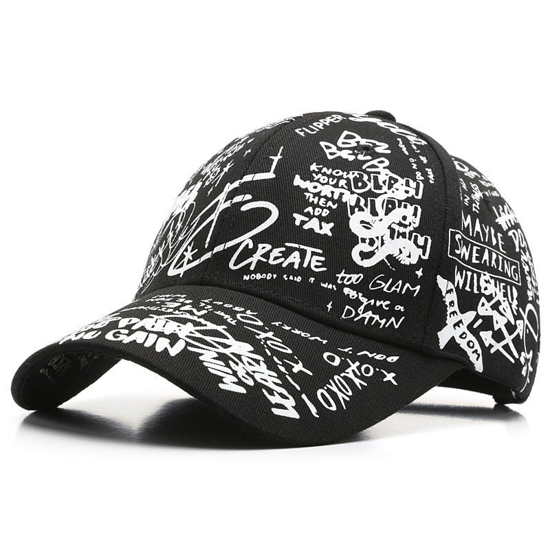 Graffiti Baseball Cap Women Men 2023