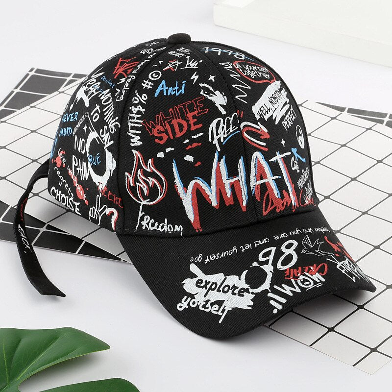 New Fashion Graffiti  Baseball Cap Men Women 2023