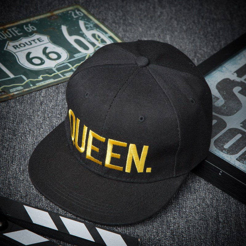KING QUEEN Baseball Cap Couple Hip Hop Men's