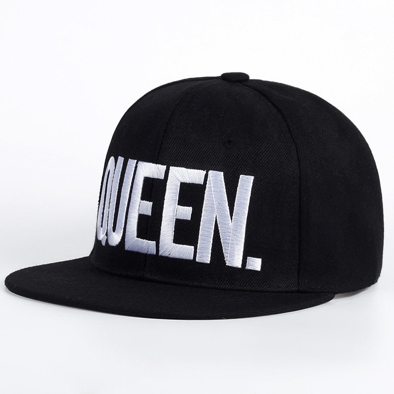 KING QUEEN Baseball Cap Couple Hip Hop Men's