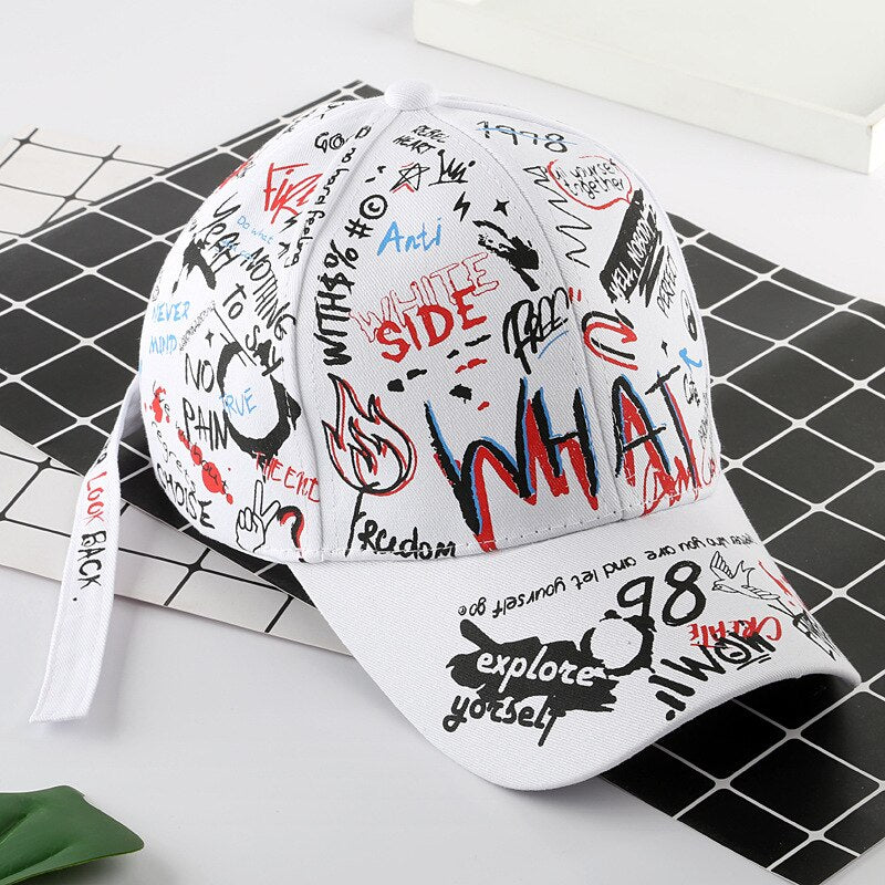 New Fashion Graffiti  Baseball Cap Men Women 2023