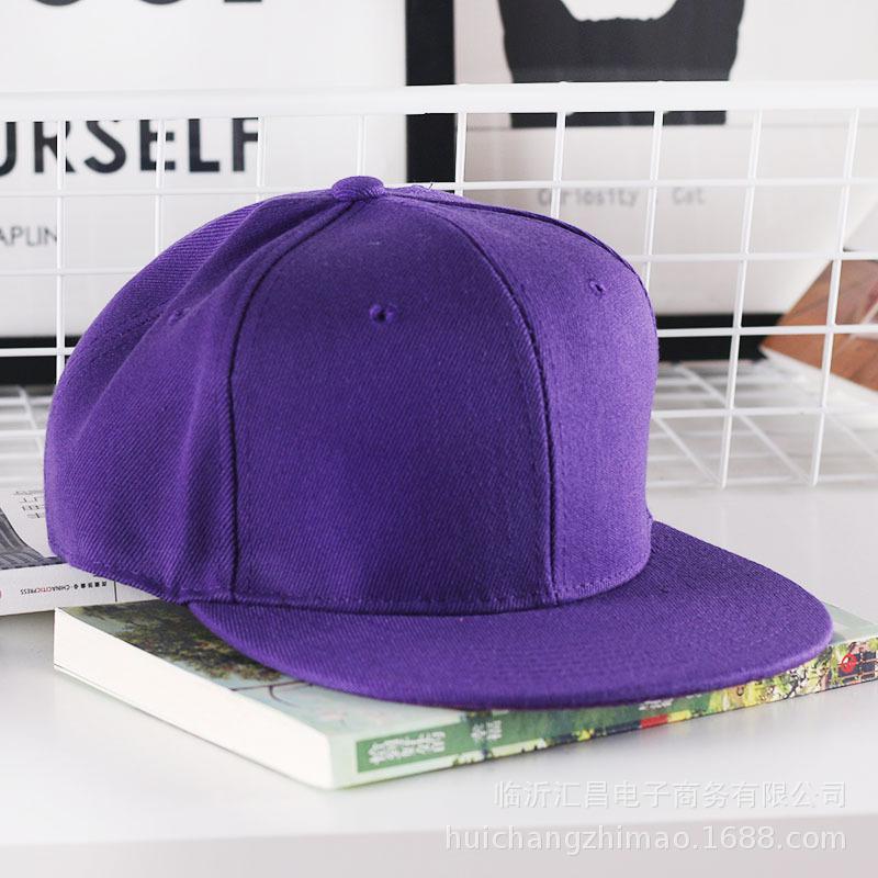 Solid Hip Hop Cap For Men Women