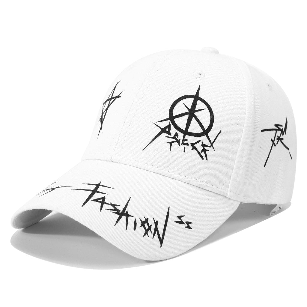 New Fashion Graffiti  Baseball Cap Men Women 2023