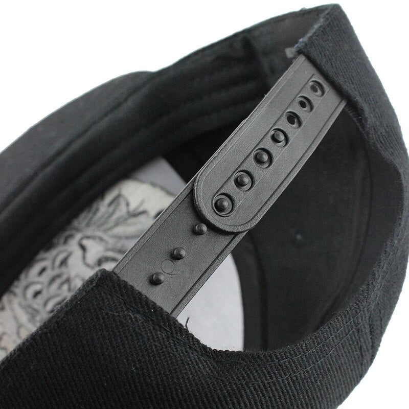 3D Embroidery Flat Brim Baseball Cap For Men and Women