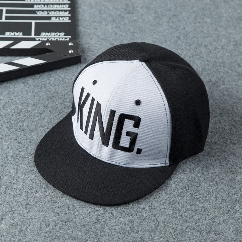 KING QUEEN Baseball Cap Couple Hip Hop Men's
