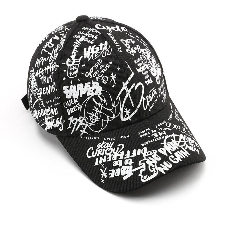 Graffiti Baseball Cap Women Men 2023