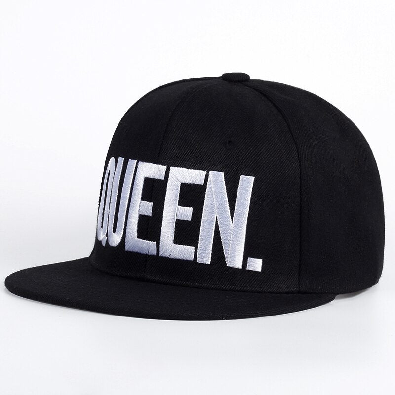 KING QUEEN Baseball Cap Couple Hip Hop Men's