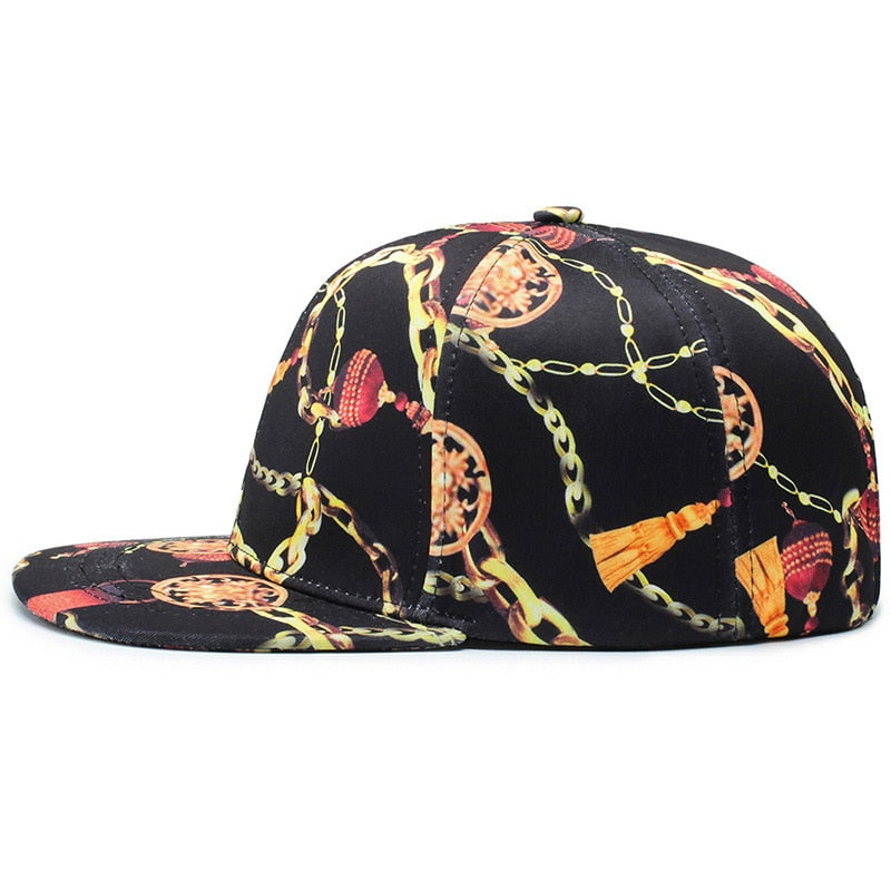 2023 New Fashion Flat Top  Baseball Cap Hip Hop