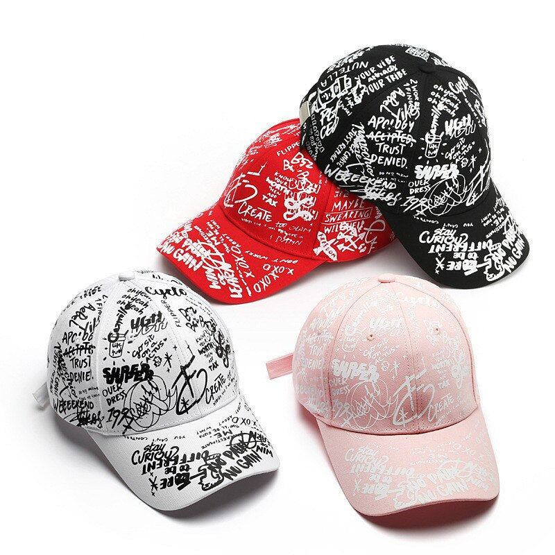 Graffiti Baseball Cap Women Men 2023