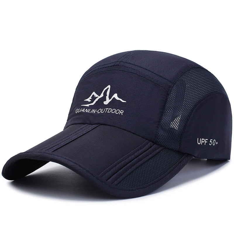 Summer quick-drying baseball cap men and women breathable
