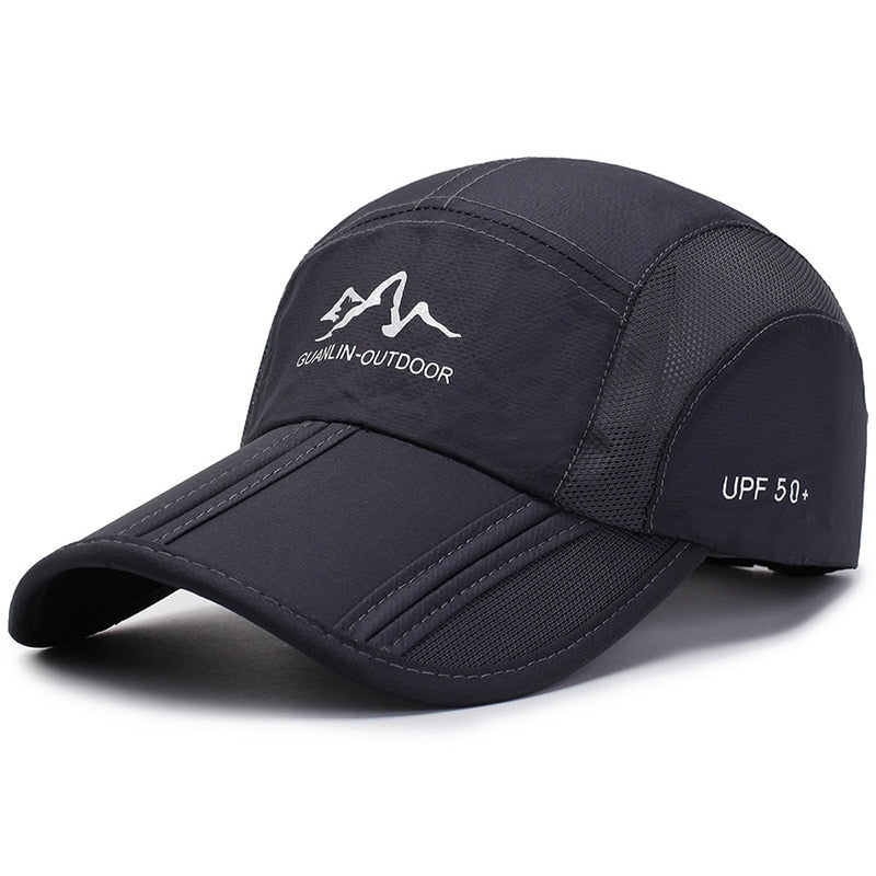 Summer quick-drying baseball cap men and women breathable