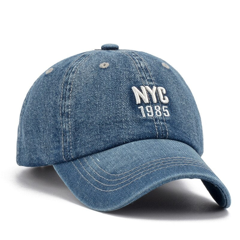 New Brand NYC Denim Baseball Cap Men Women