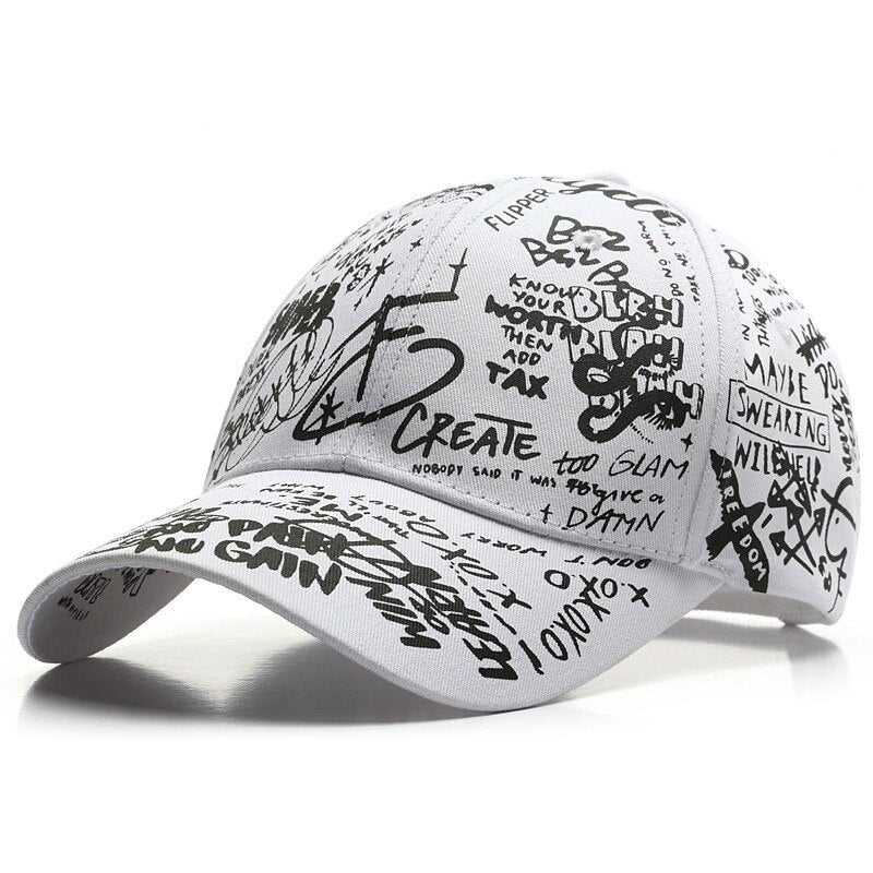 Graffiti Baseball Cap Women Men 2023