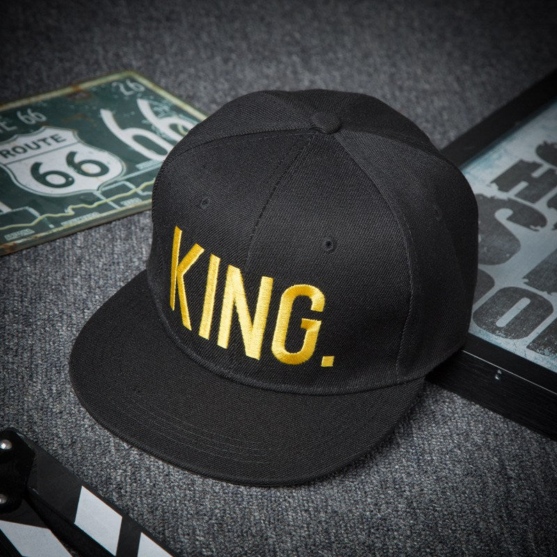 KING QUEEN Baseball Cap Couple Hip Hop Men's