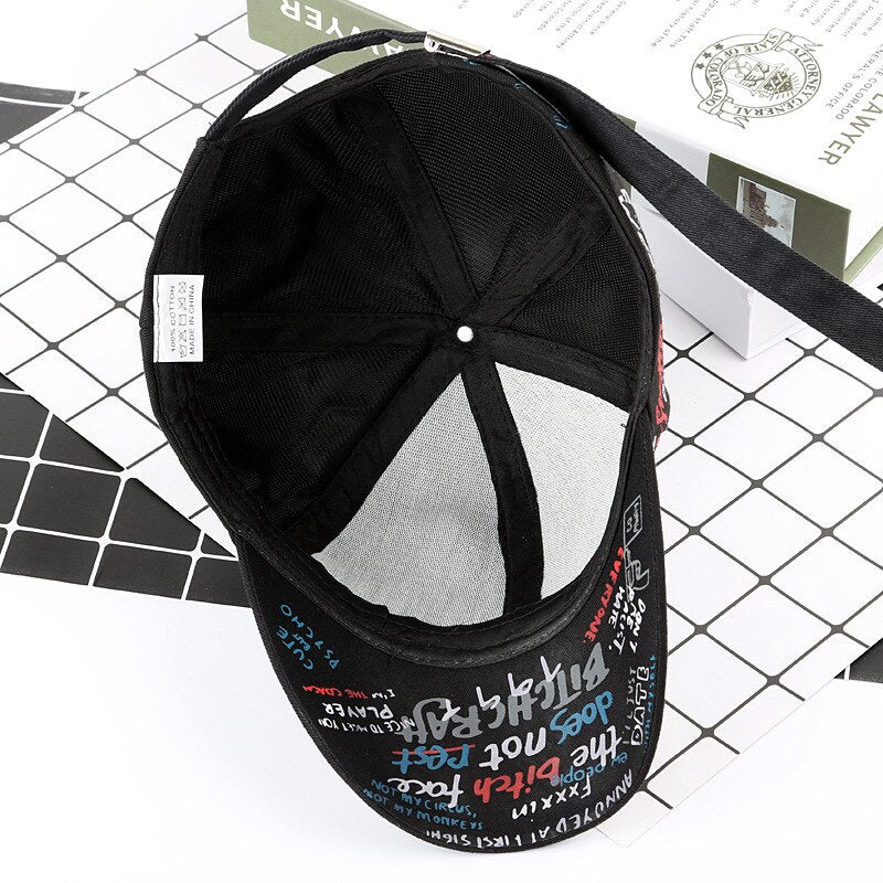 New Fashion Graffiti  Baseball Cap Men Women 2023