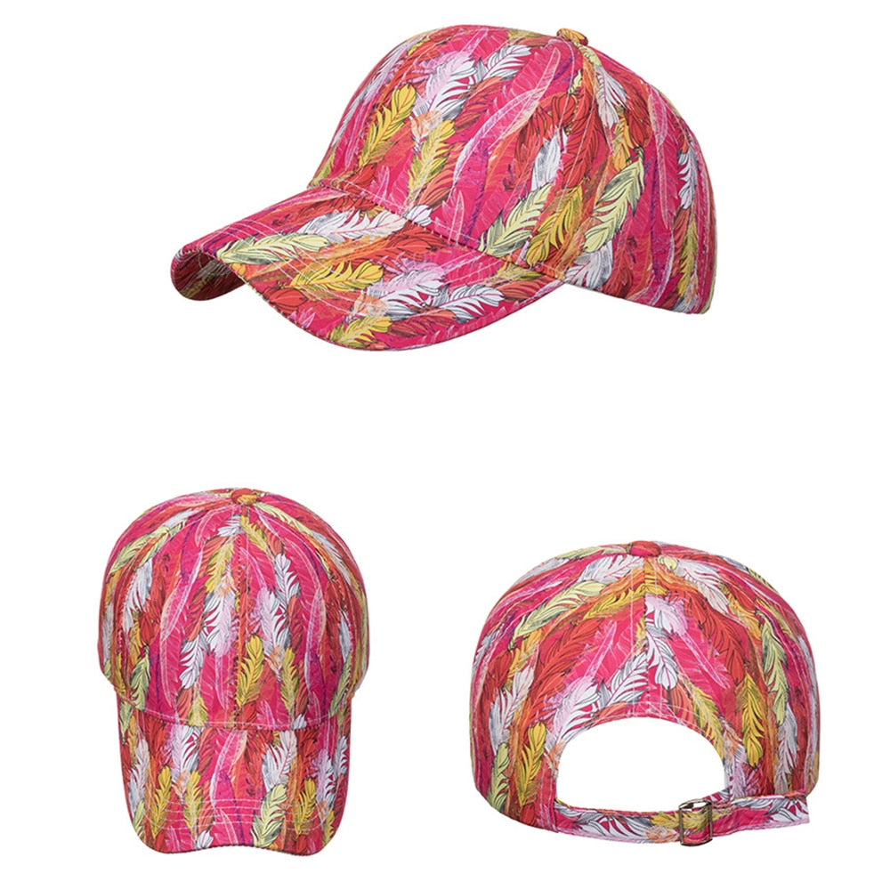 Graffiti Print Baseball Hat