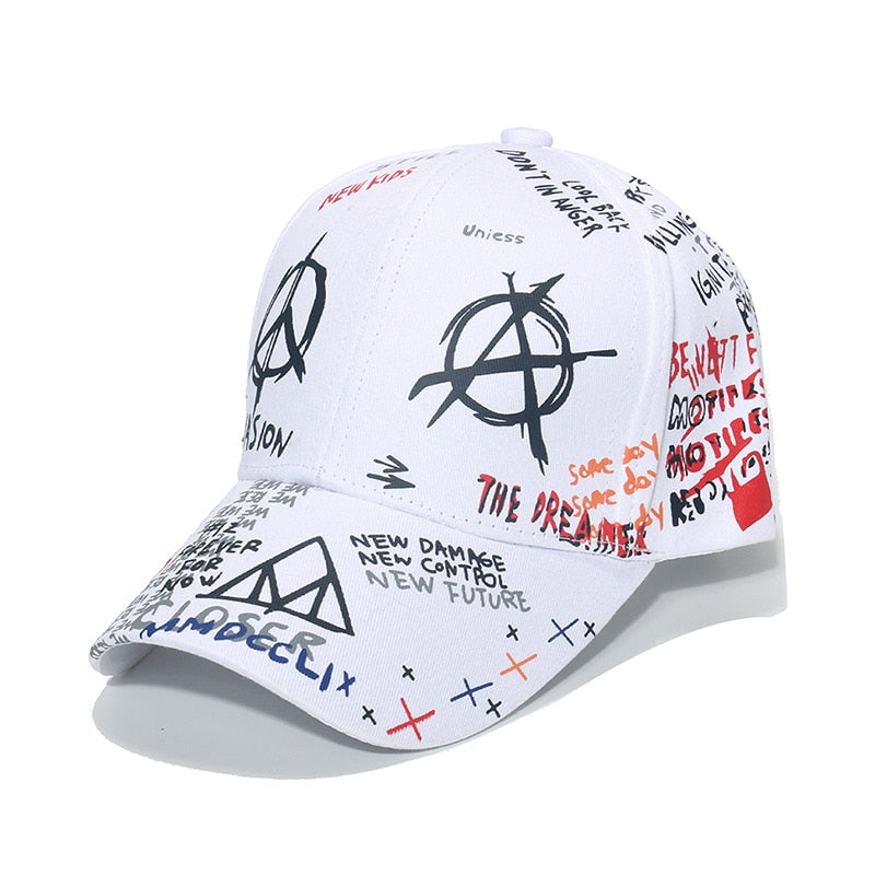 New Fashion Graffiti  Baseball Cap Men Women 2023