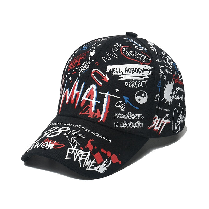 New Fashion Graffiti  Baseball Cap Men Women 2023