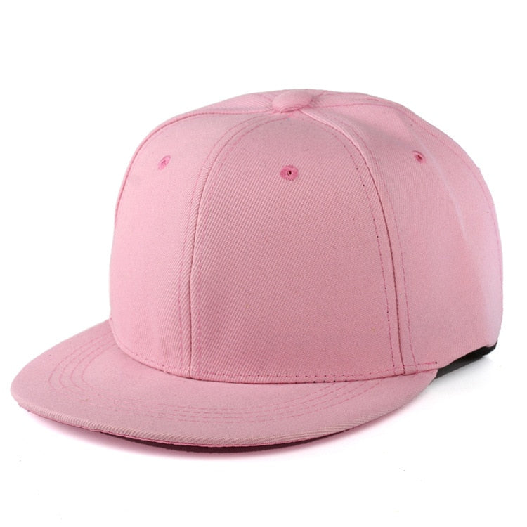 Flat Brim Baseball Cap Women Men