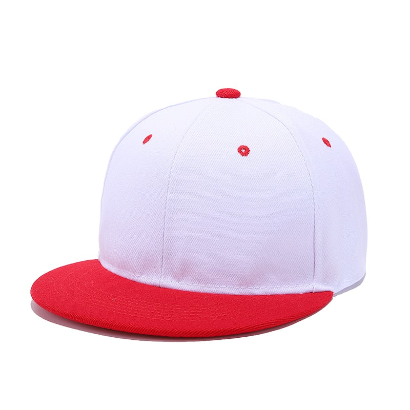 Flat Brim Baseball Cap Women Men