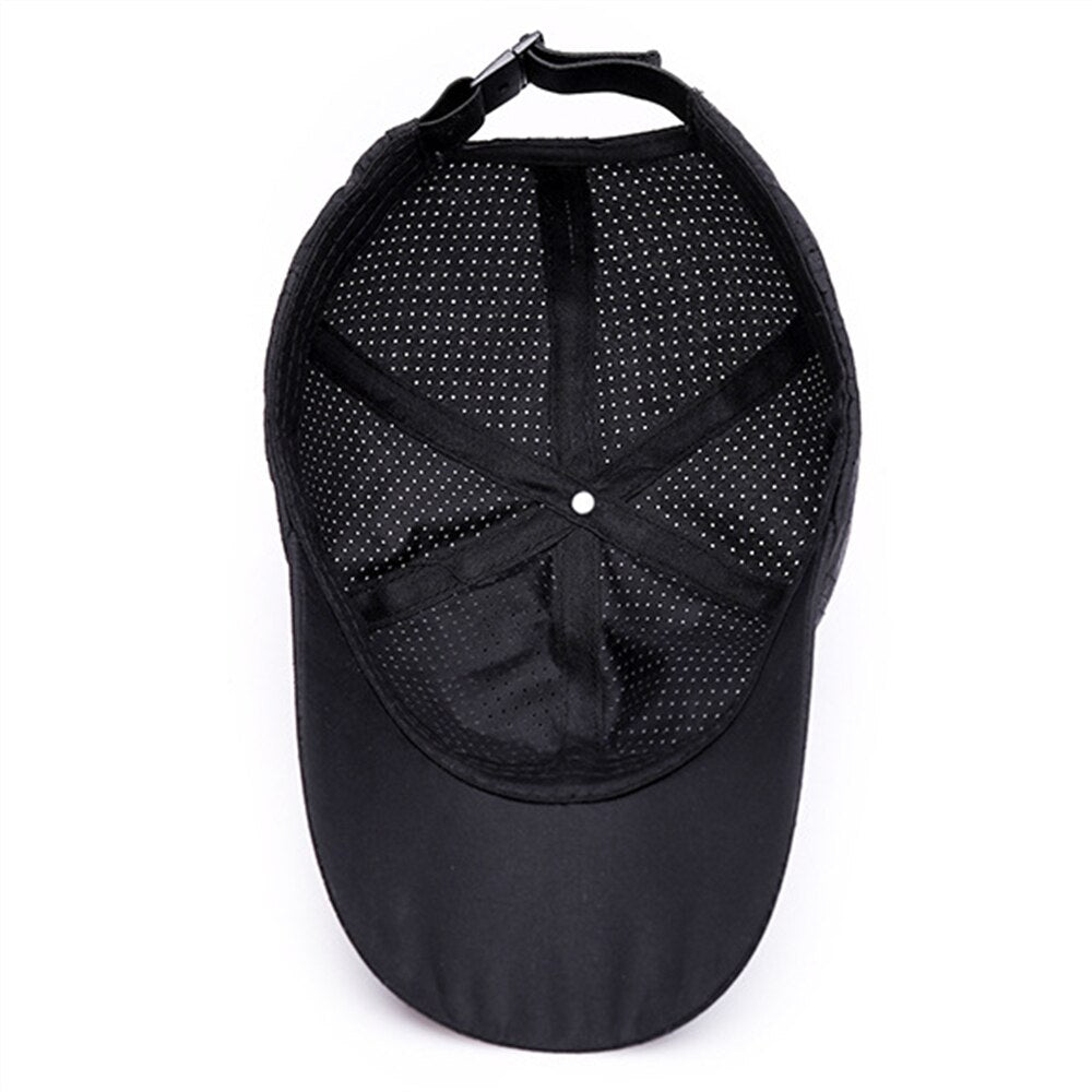 Men and Women Outdoor Light Board Sunscreen  Summer Breathable Quick-drying Baseball Cap Casual Punching Sun Hat
