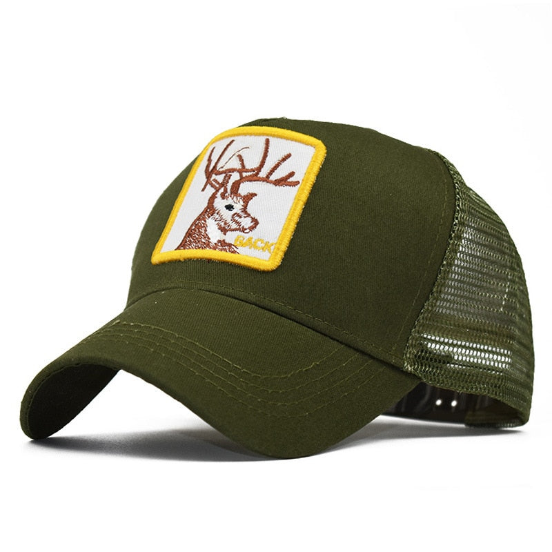 Fashion Animals Embroidery Baseball Caps Men Women