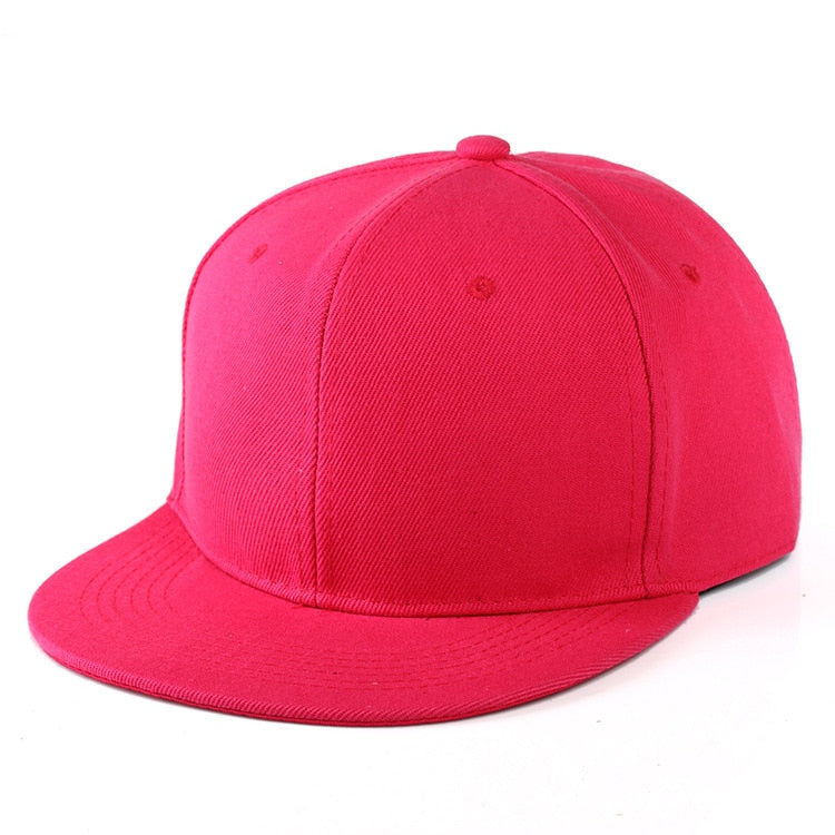 Flat Brim Baseball Cap Women Men