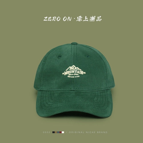 Street Wine Red Baseball Cap Men and Women