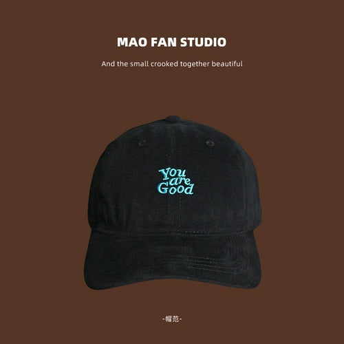 Fashion Casual American Retro Soft Top Baseball Cap