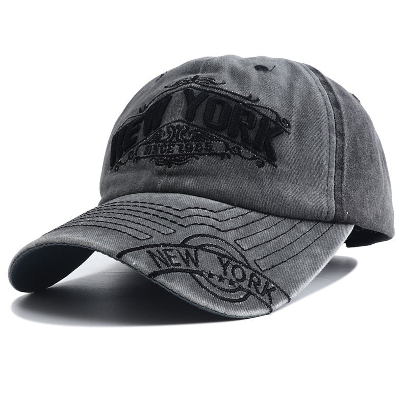 Denim Baseball Cap for Women and Men