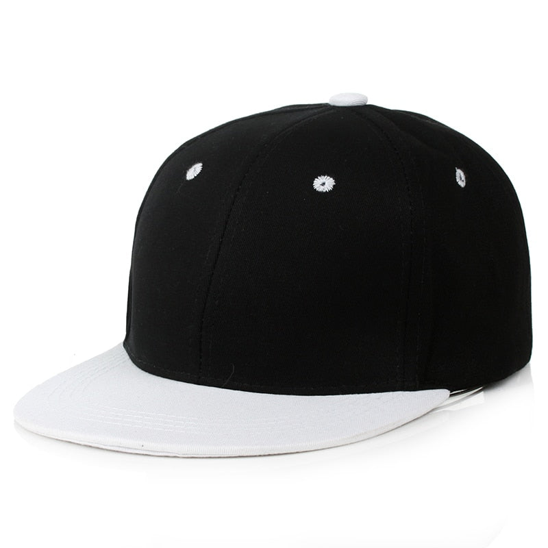 Flat Brim Baseball Cap Women Men