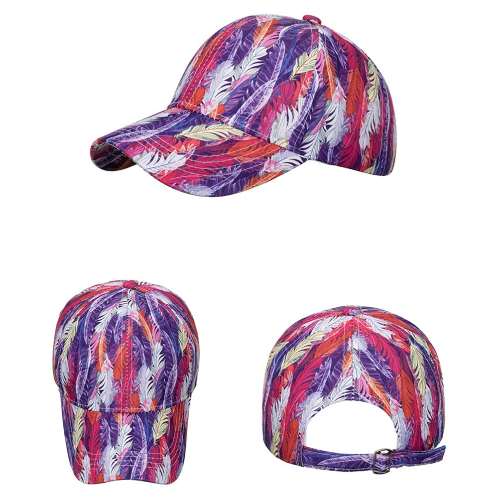 Graffiti Print Baseball Hat