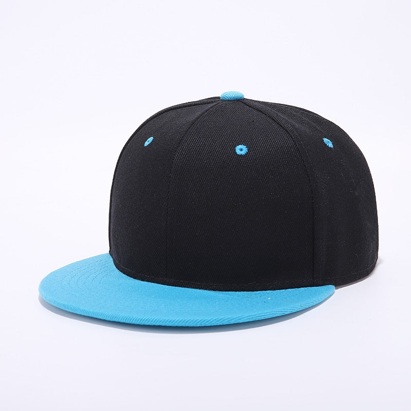 Flat Brim Baseball Cap Women Men